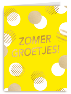 zomer kaart klassiek zomer groetjes