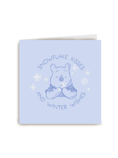 Snowflake kisses Winnie de Poeh