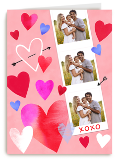Valentijn XOXO Fotokaart