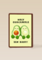 Zwangerschap kaart holy guacamole