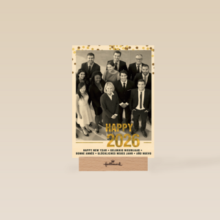 Nieuwjaar 2026 Fotokaart meertalig