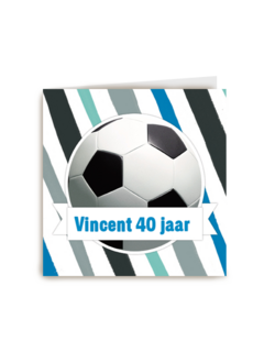 voetbal op schuine strepen