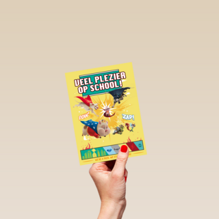 SuperPets kaart Veel plezier op school