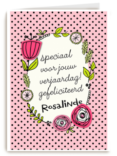 Verjaardagskaart tiener meisje Speciaal voor jouw verjaardag