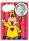 fotokaart bumba met ballon