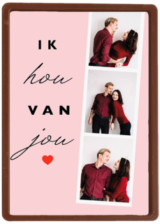 valentijnskaart foto ik hou van jou