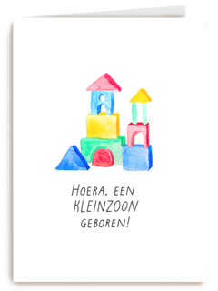 Geboortefelicitatie kleinzoon