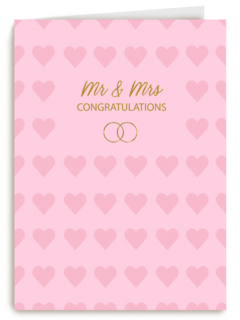 Mr Mrs congratulations