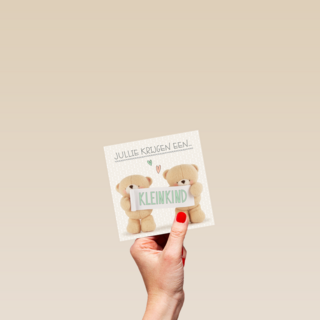 zwanger kleinkind jullie krijgen een kleinkind
