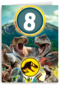 Dino verjaardagskaart Jurassic World