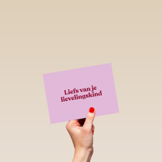 Liefs van je lievelingskind andc