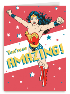 Wonderwoman moederdagkaart