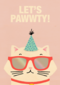Uitnodiging verjaardagsfeest Lets pawwty