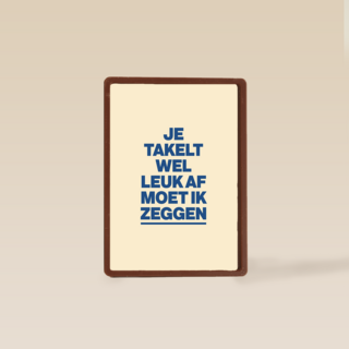 verjaardag kaart andc grappig je takelt wel leuk af moet ik zeggen