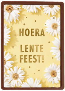 Lentefeest gele bloemen