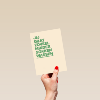 Minder sokken wassen AndC