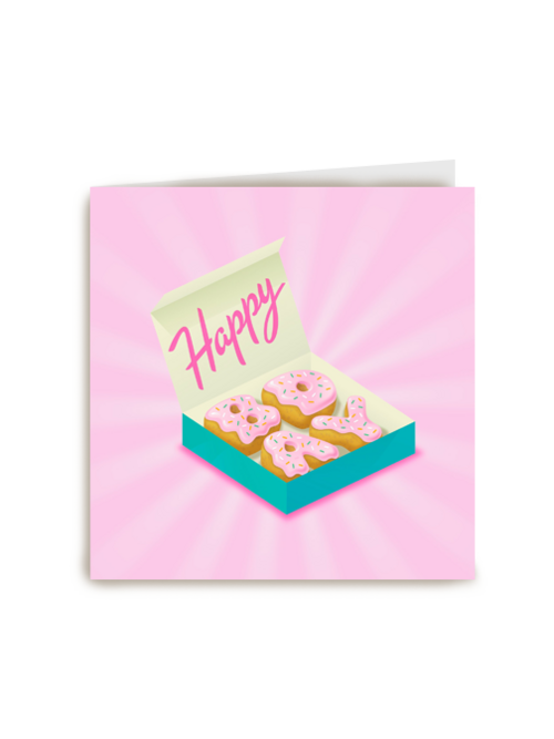 happy bday donuts