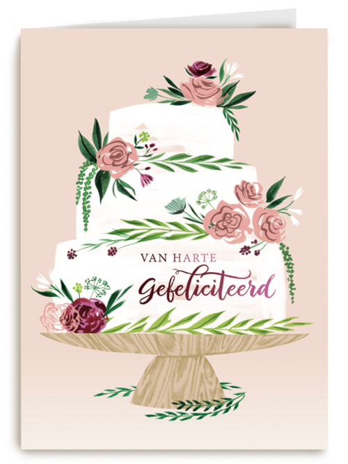 botanical van harte gefeliciteerd met jullie huwelijk