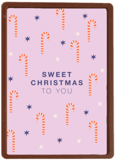 sweet christmas to you with candy canes