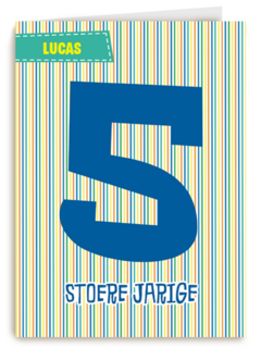 stoere jarige 5 jaar