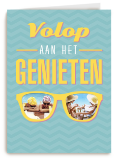 volop genieten met zonnebril