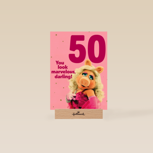 Miss piggy verjaardagskaart you look marvelous