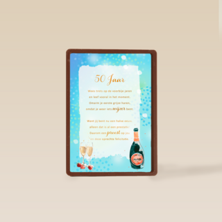 Verjaardagskaart 50 jaar More than Words
