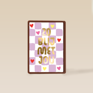 Valentijn Zo Blij Met Jou paars