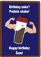 Verjaardag Jongen Protein Shake