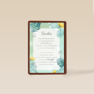 Sterktekaart troost More than words