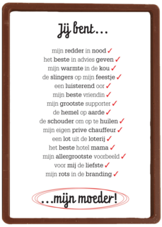 Moederdagkaart Lief ji bent een redder in nood