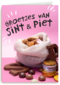 Sinterklaaskaart Groetjes van Sint en piet Snoepgoed