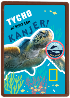 verjaardag kaart schildpad