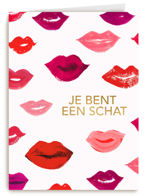 liefde vriendschap kaart je bent een schat