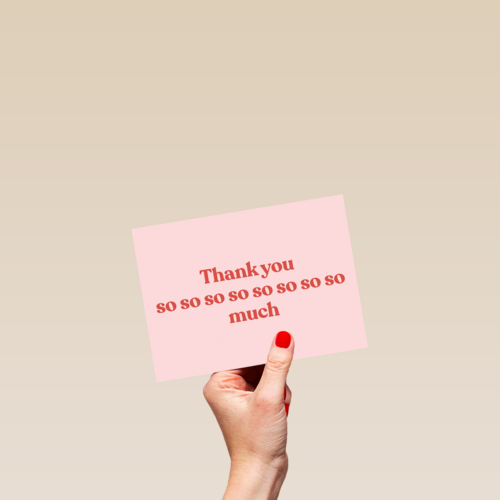 bedankt kaart engels thank you so so so so so so so so much