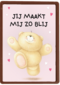 valentijnskaart klassiek forever friends jij maakt mij zo blij