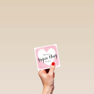 this is a lovely paper hug for you this valentine
