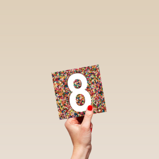 prodo design confetti 8 jaar