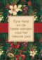 Kerstkaart Fijne kerst bloem