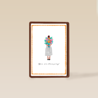 Complimentkaart you are amazing