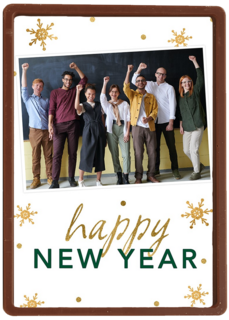 nieuwjaar fotokaart happy new year groep