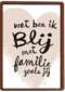 zomaar kaart wat ben ik blij met familie zoals jij