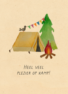 Kampvuur tent Op Kamp