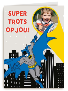 Complimentkaart Batman super trots op jou