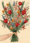 Blanco kaart bos bloemen Matia Studio powervrouw