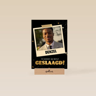 Geslaagd Yeahh Fotokaart