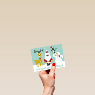 de kerstman en zijn vrienden