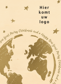 wereldbol zakelijk kerst