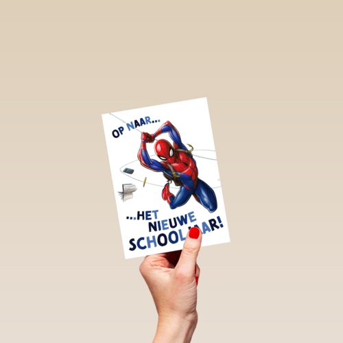 Op naar het nieuwe schooljaar met Spiderman