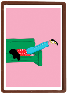 Uitgeput na een stressvolle dag